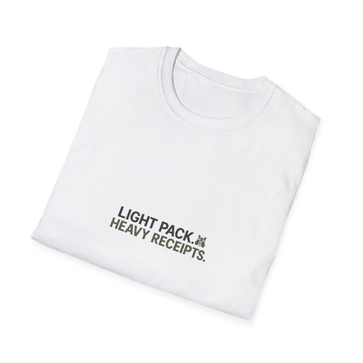 Light Pack, Heavy Receipts T-Shirt