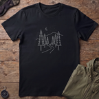 Trail In The Woods T-Shirt (White Design)