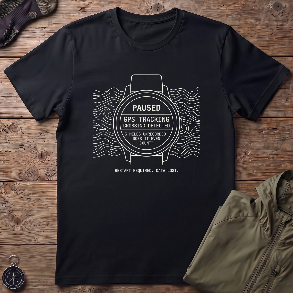 GPS paused T-Shirt