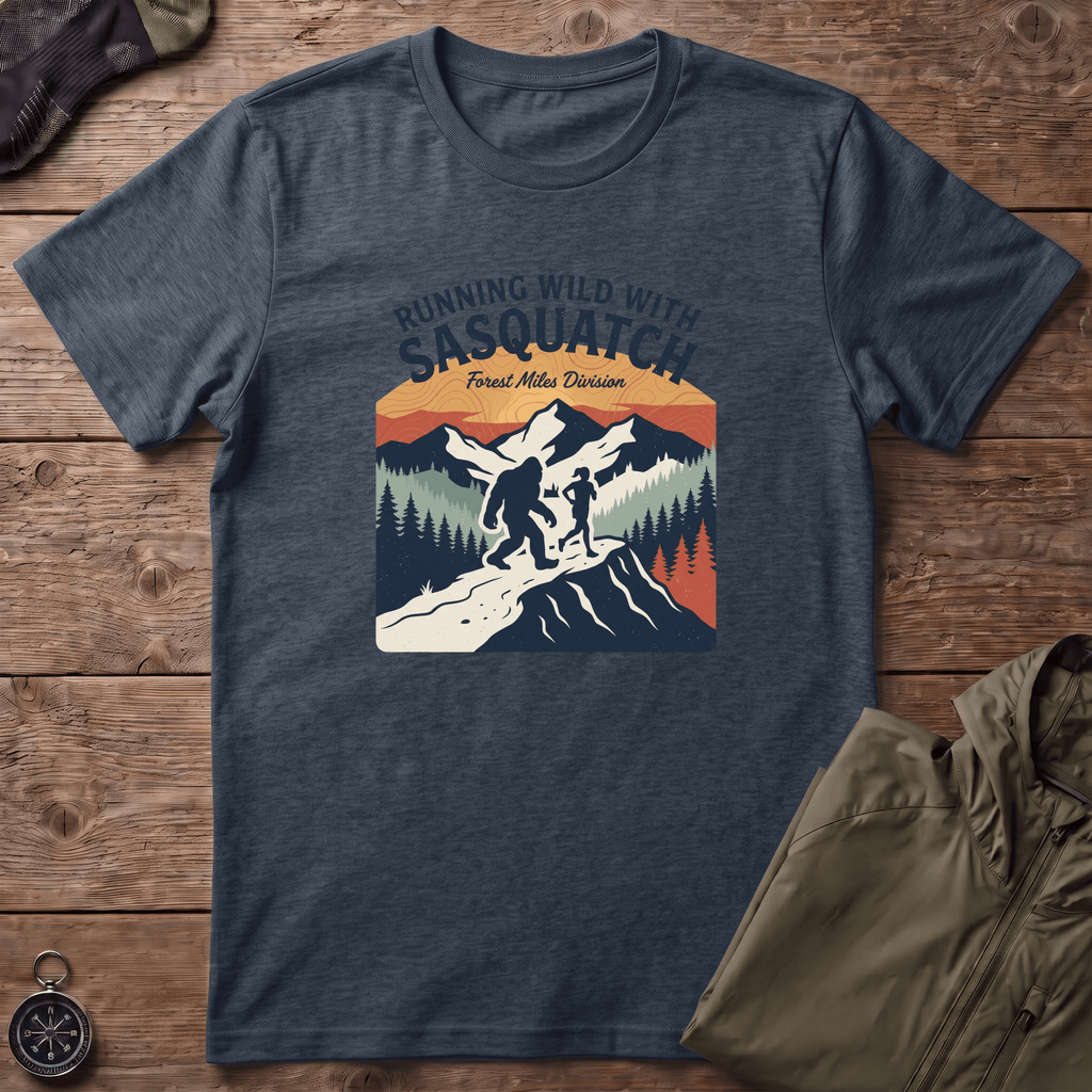 Sasquatch Running T-Shirt