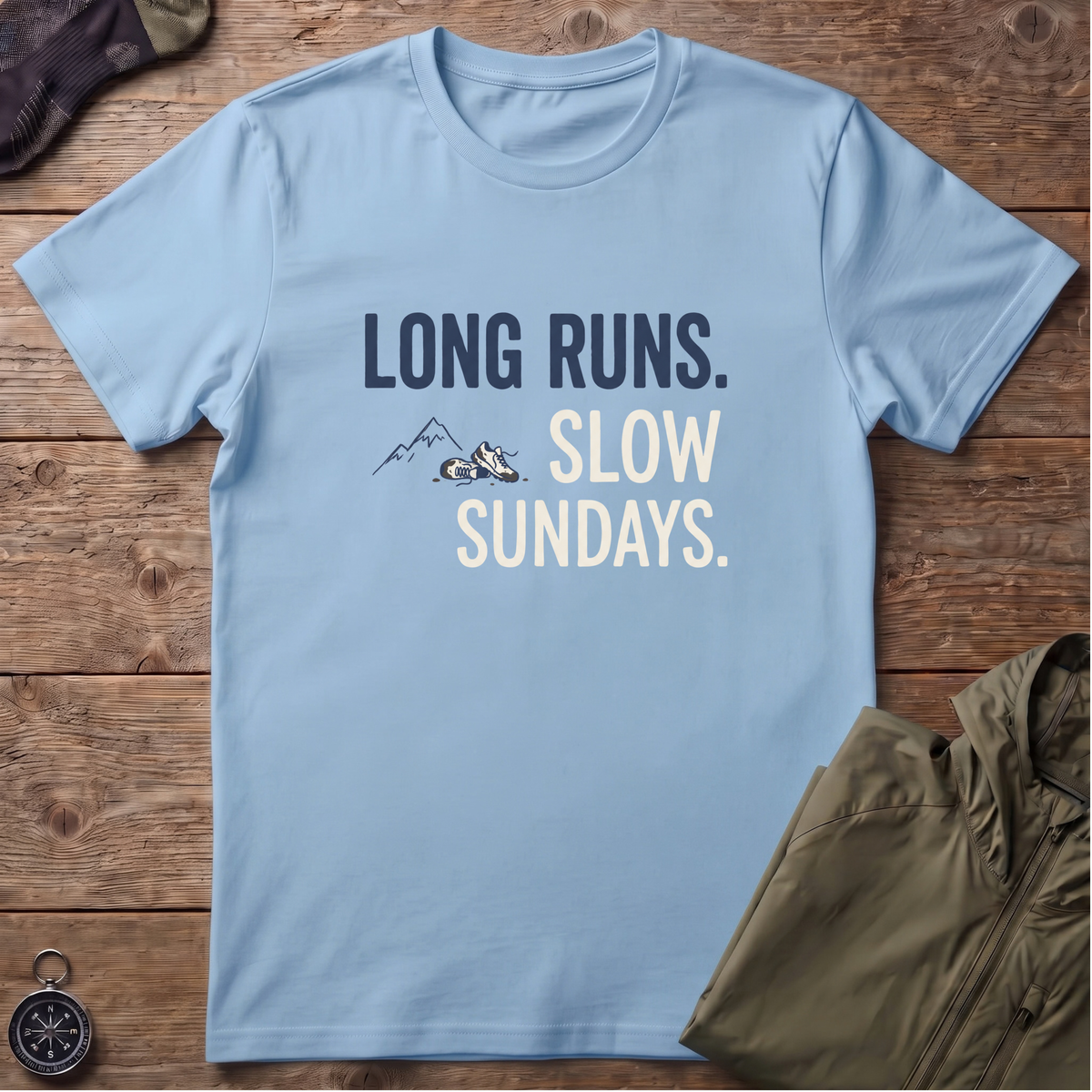 Long Runs, Slow Sundays T-Shirt