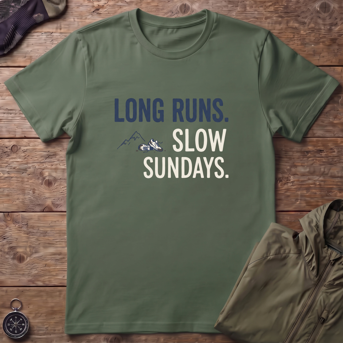 Long Runs, Slow Sundays T-Shirt