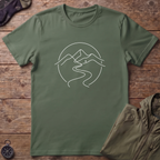 Trail Lines T-Shirt (White Design)