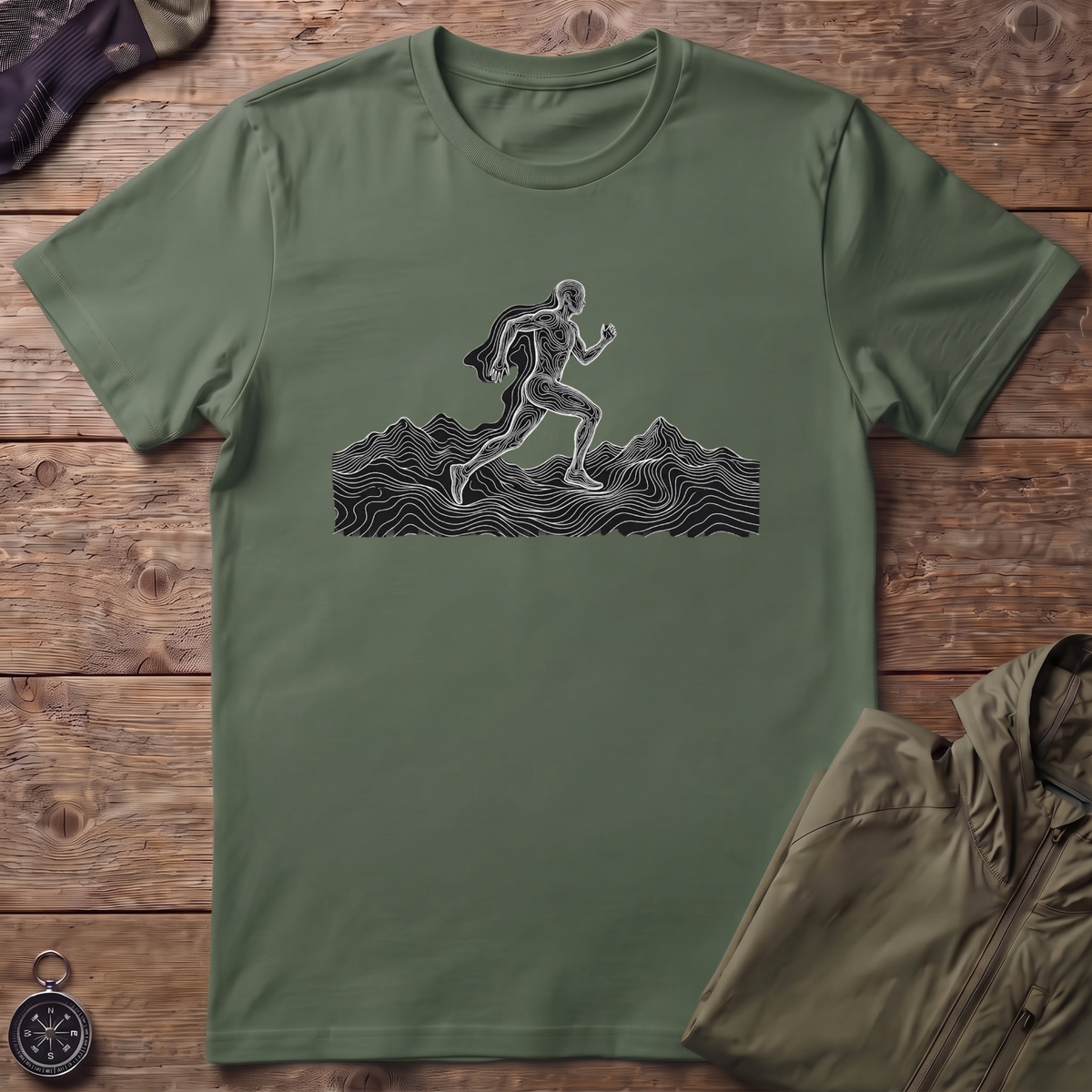 Topographic Runner T-Shirt