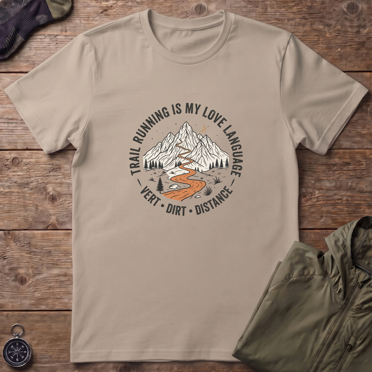 Trail Running Love Language T-Shirt