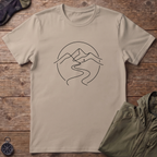 Black Trail Lines T-Shirt