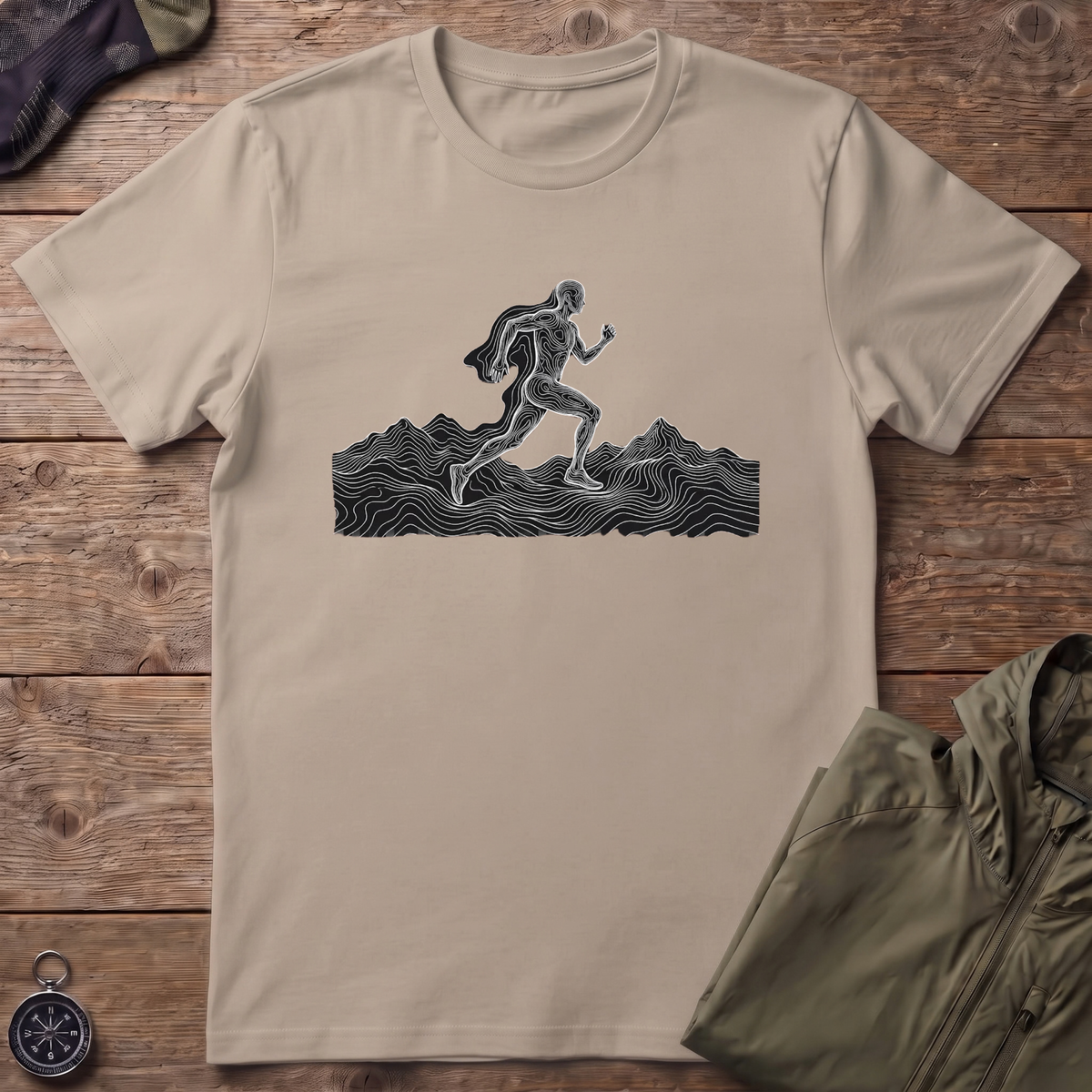 Topographic Runner T-Shirt