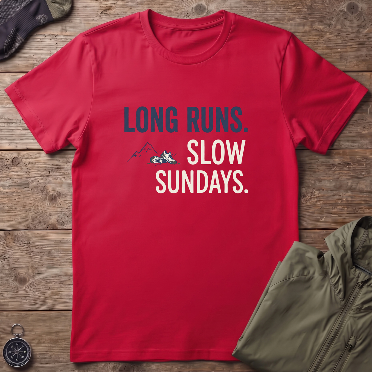 Long Runs, Slow Sundays T-Shirt