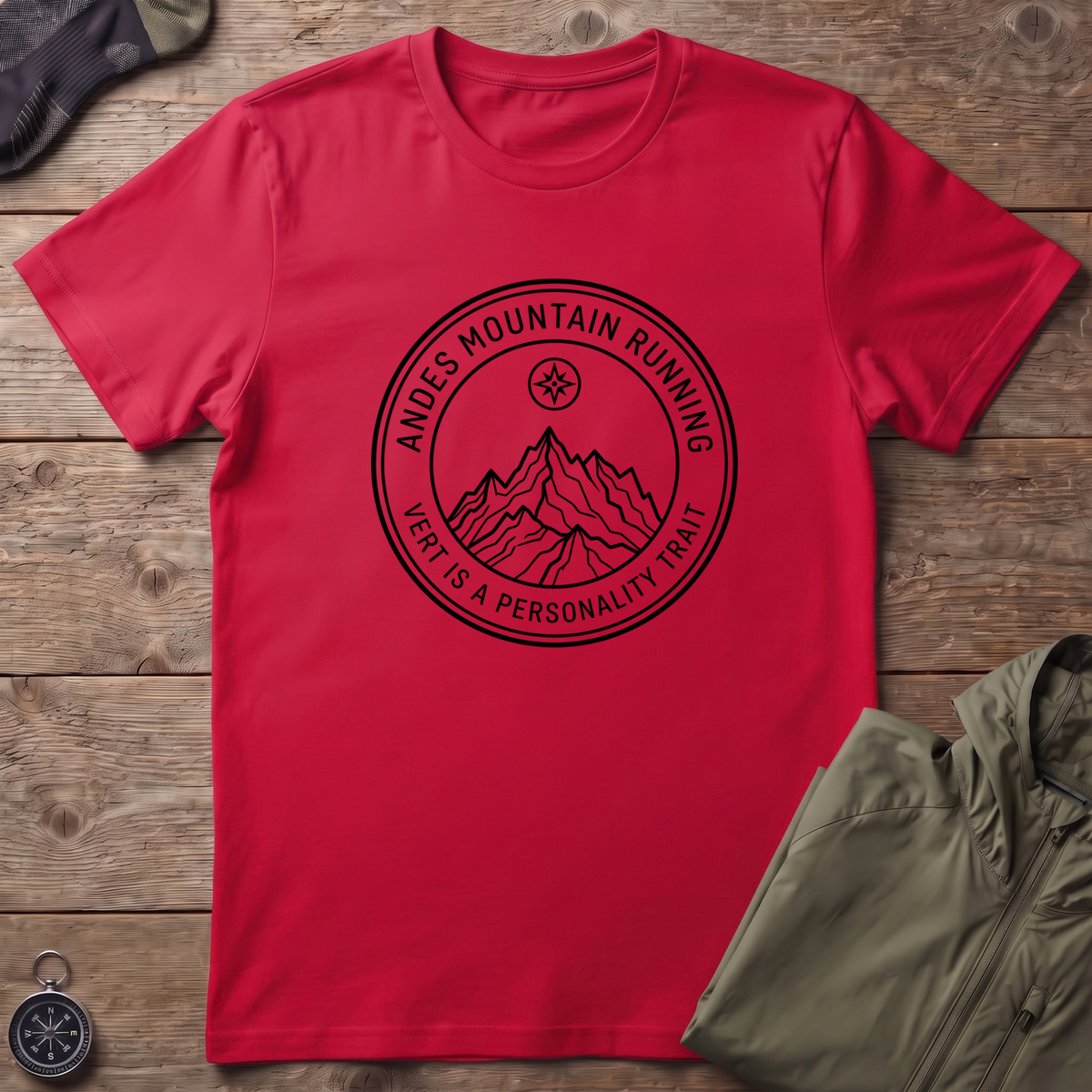 Andes Mountain Running T-Shirt