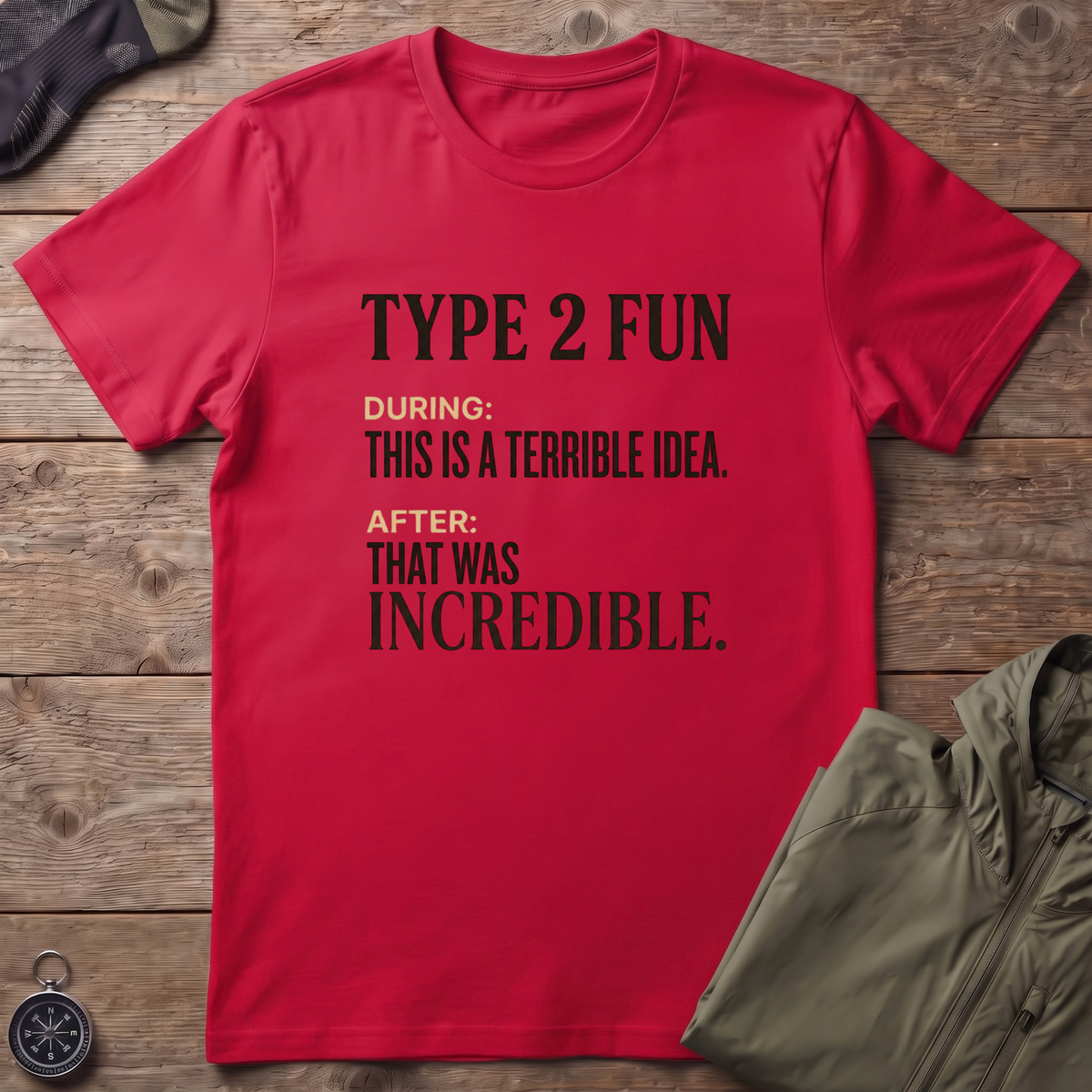 Type 2 During And After T-Shirt