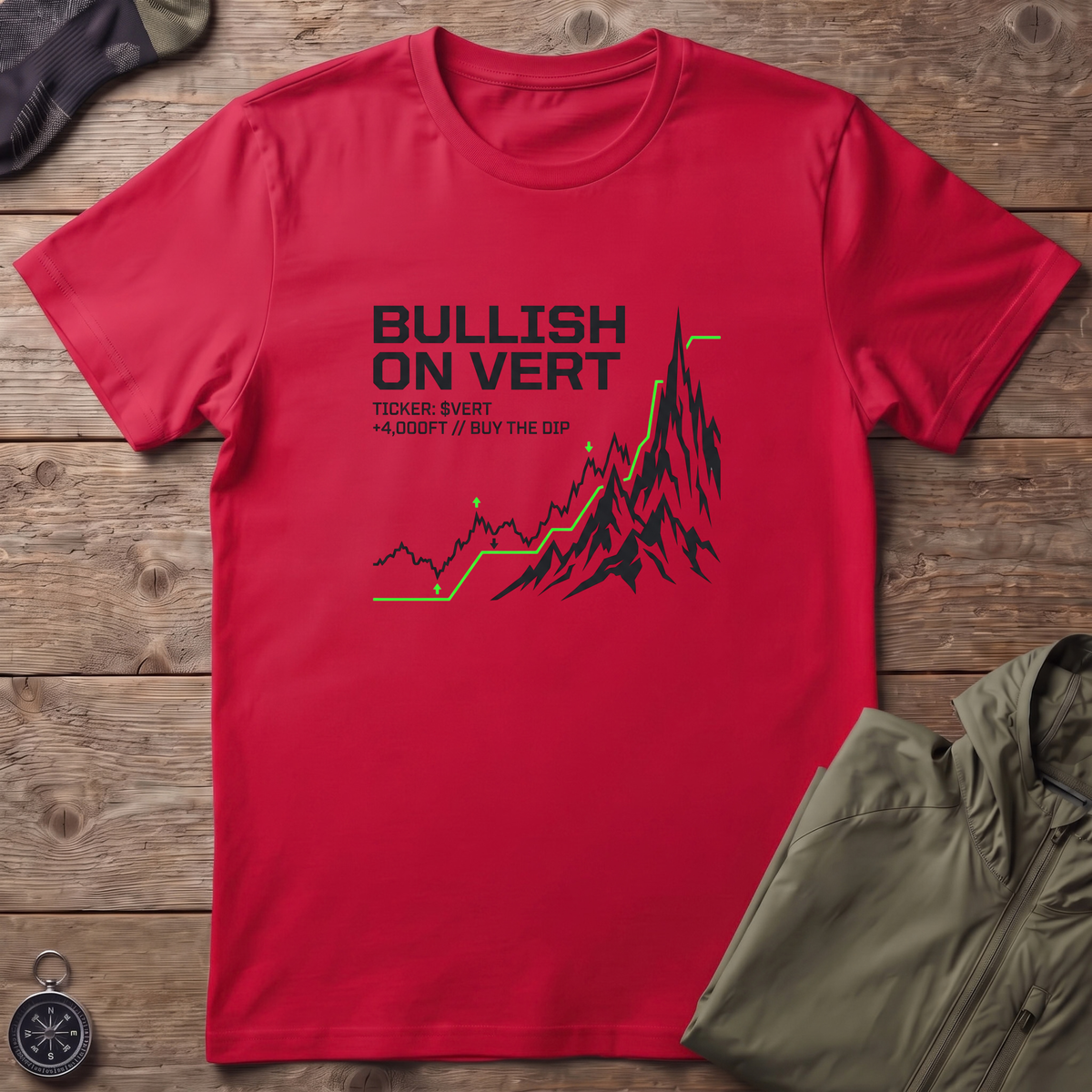 Bullish On Vert T-Shirt