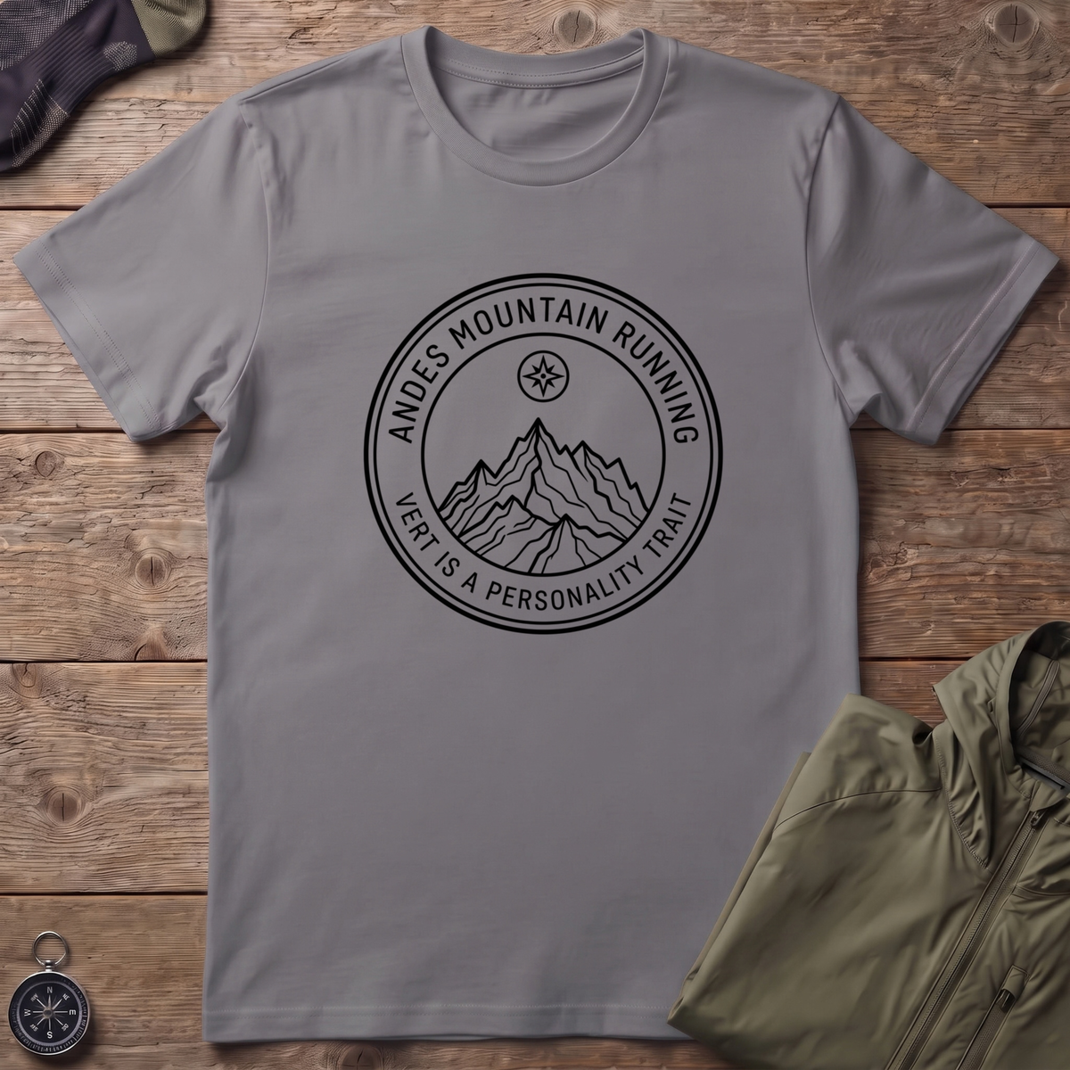 Andes Mountain Running T-Shirt