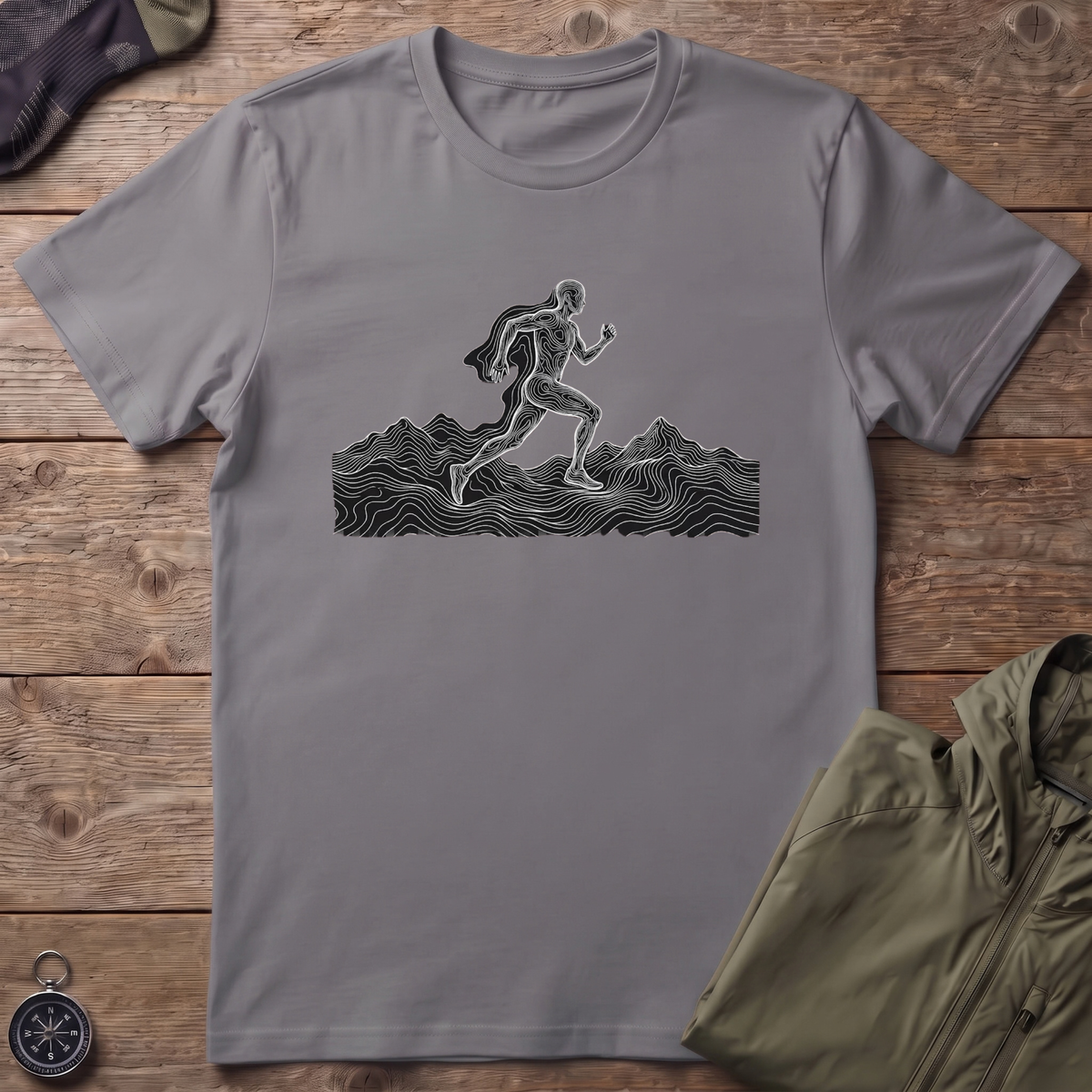 Topographic Runner T-Shirt