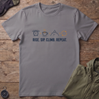 Rise, Sip, Climb T-Shirt