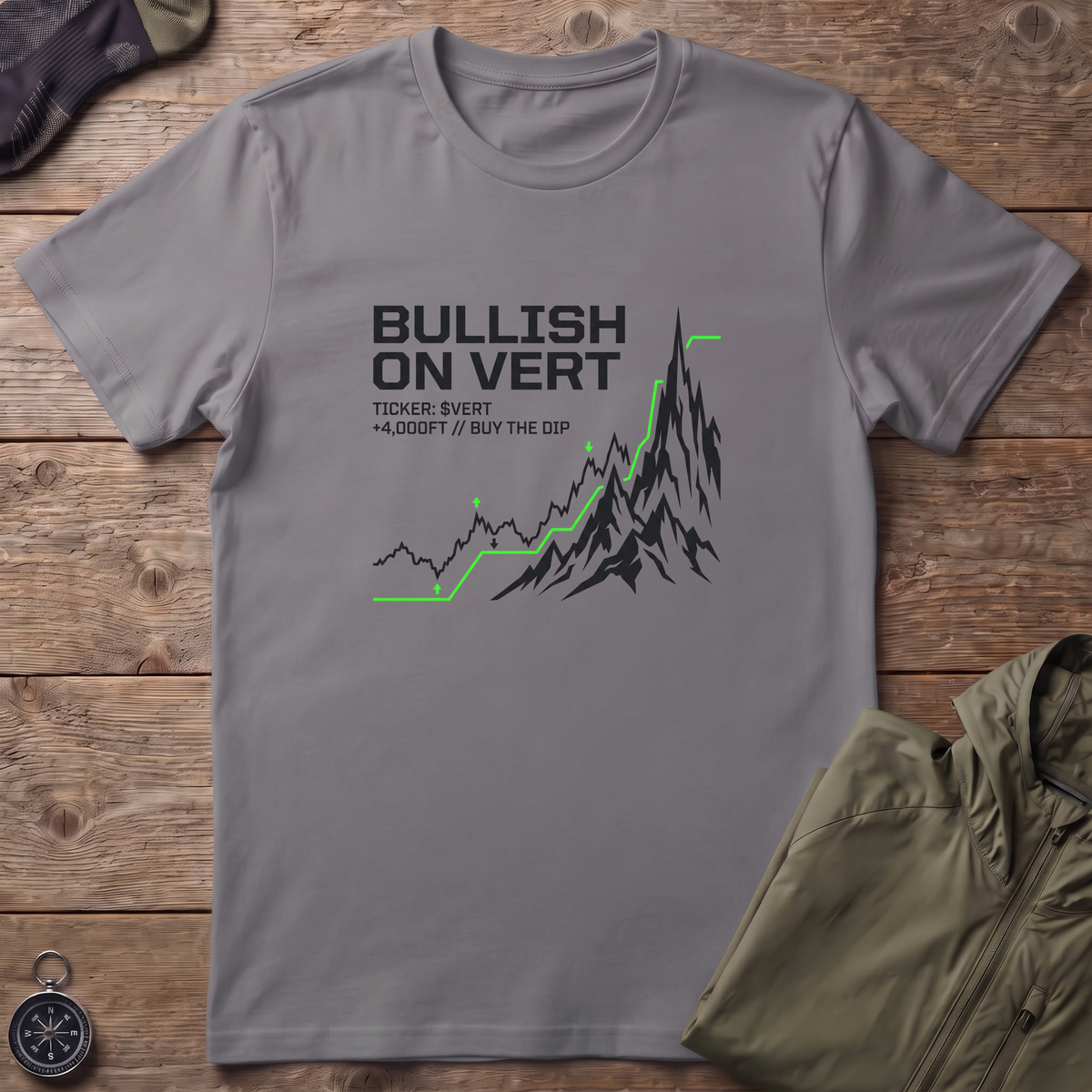 Bullish On Vert T-Shirt