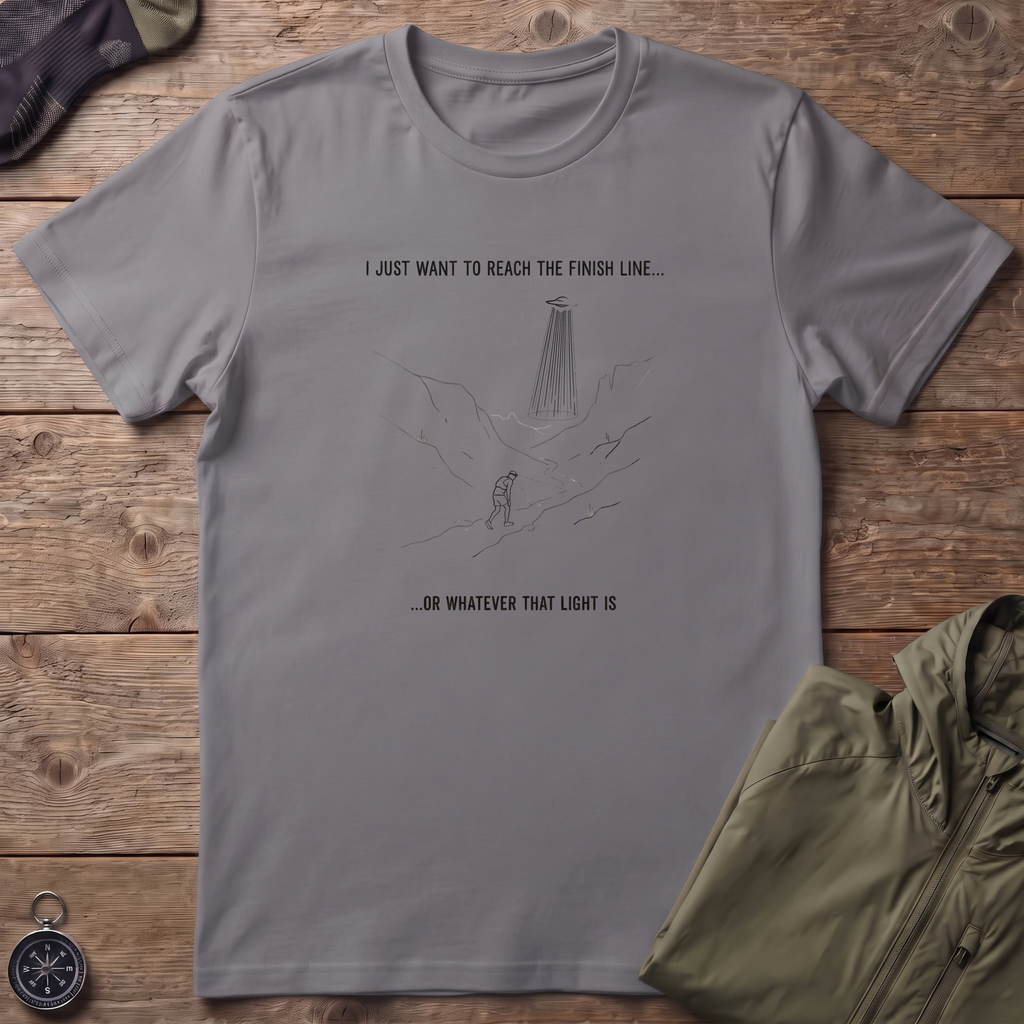 Reach The Finish Line T-Shirt (Black Design)