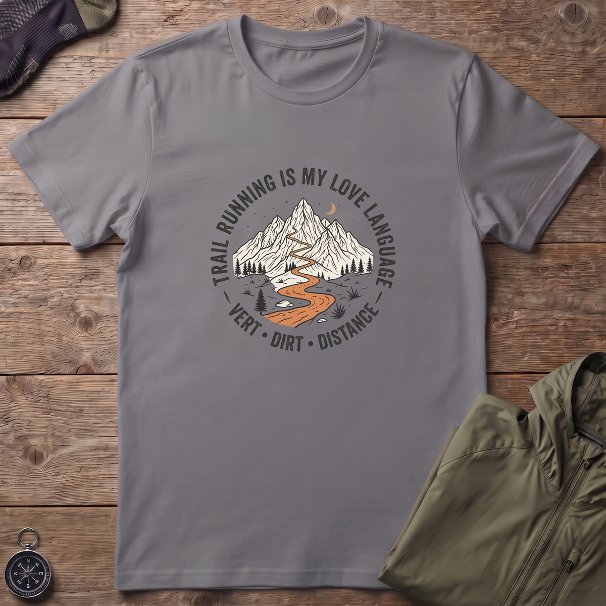 Trail Running Love Language T-Shirt