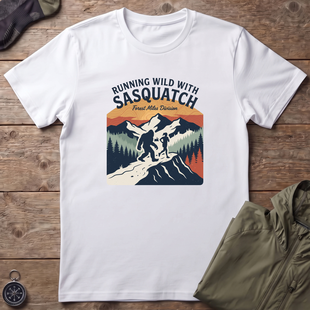 Sasquatch Running T-Shirt